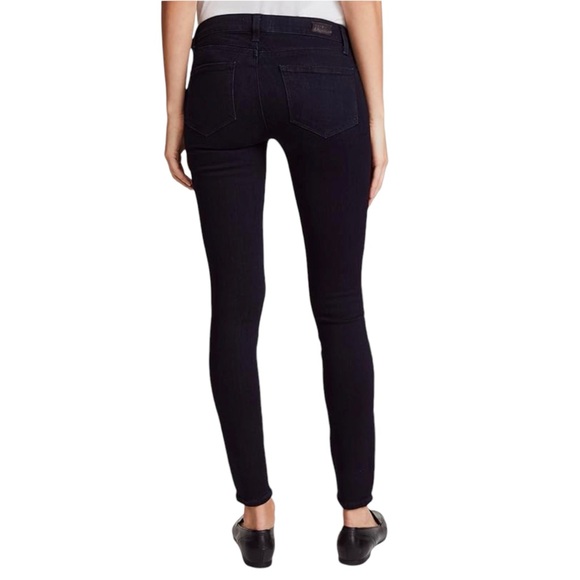 PAIGE Transcend Verdugo Ultra Skinny Jeans in Tonal Mona Wash (Dark Blue) - Picture 2 of 9